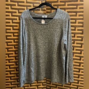 OLD NAVY marled salt and pepper sweater women’s xxl